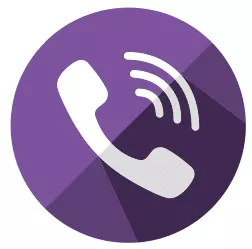 Логотип Viber на телефоне